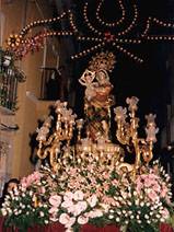 VIRGEN DE LAS MARAVILLAS EN PROCESIÓN